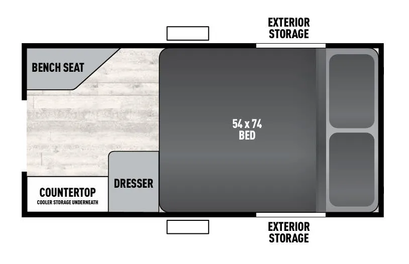 Forest River Viking 9.0 TD Escape floor plan