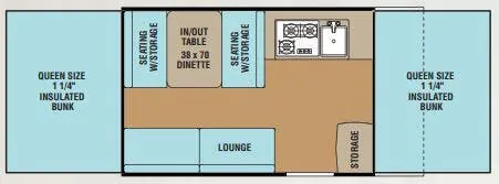 Coachmen Clipper Sport 108ST floor plan