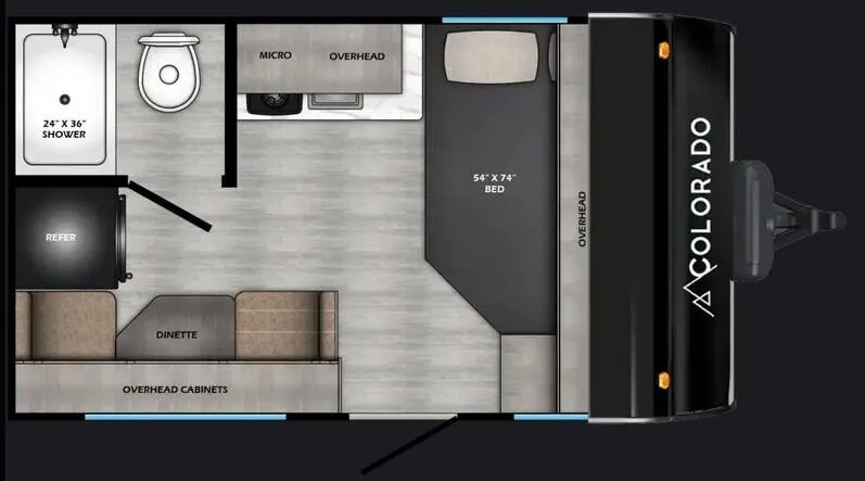 2026 Dutchmen Colorado 13RDC floor plan