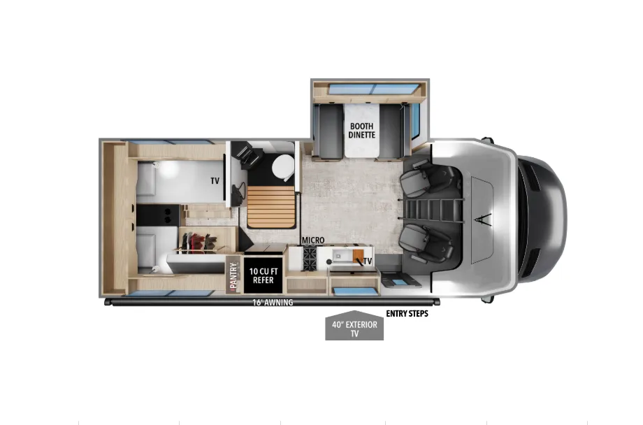 2026 Grand Design Lineage Series M 25TK - Floor plan