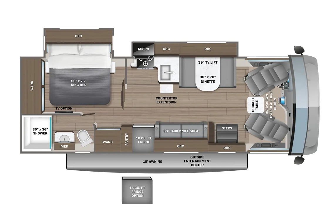 Entegra Coach Vision 27A floor plan