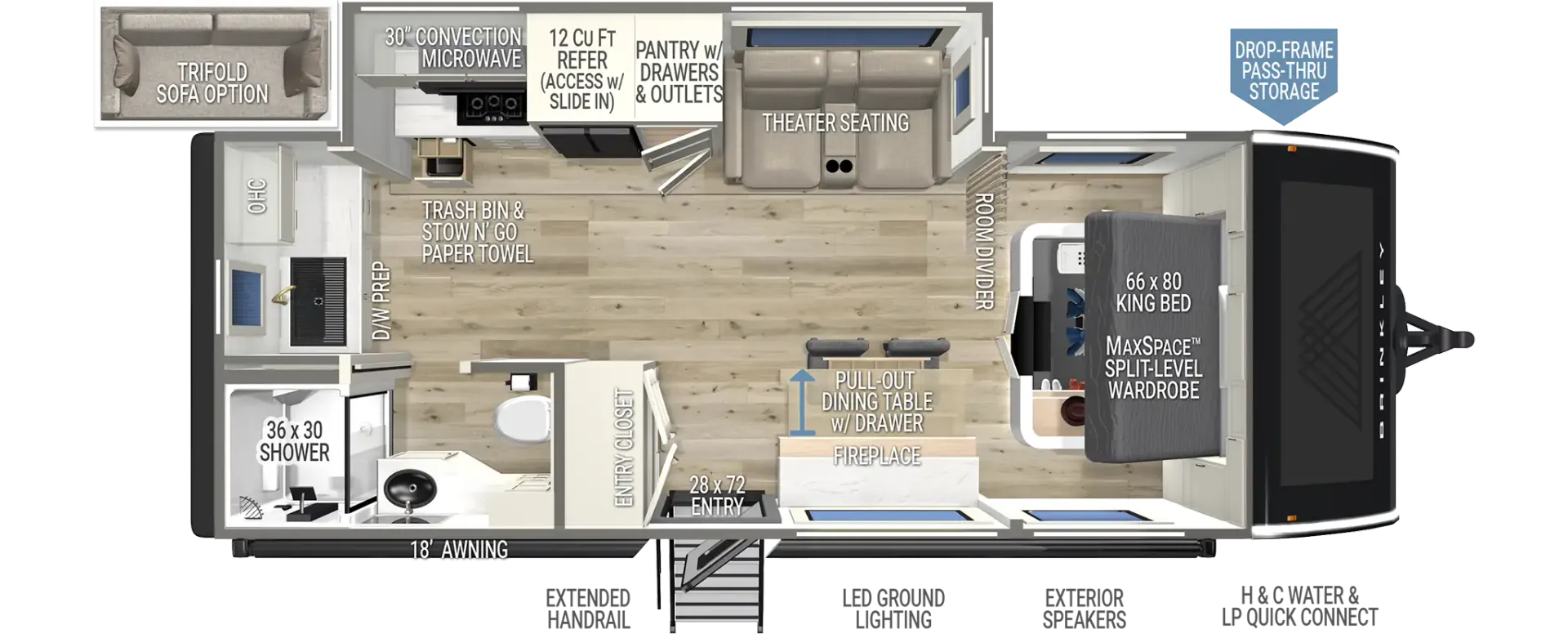 2027 Brinkley Model I 235 - Floor plan