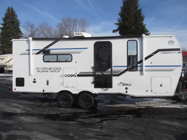 2026 Forest River Alpha Wolf 21RB dealer photo 2 from Ballard's Camping Center