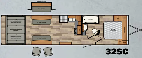 Winnebago Spyder 32SC floor plan