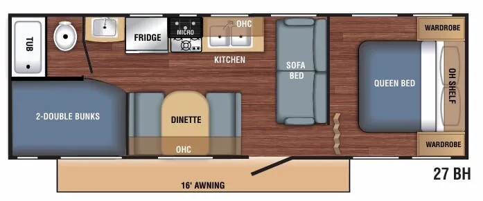 Braxton Creek BX 27BH floor plan