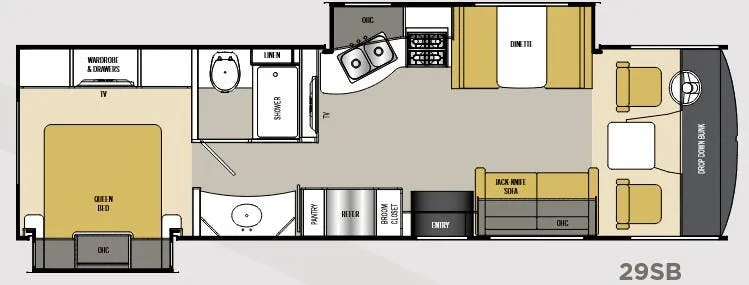Coachmen Pursuit 29SB floor plan