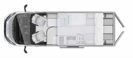 Auto-Trail Adventure 65 floor plan