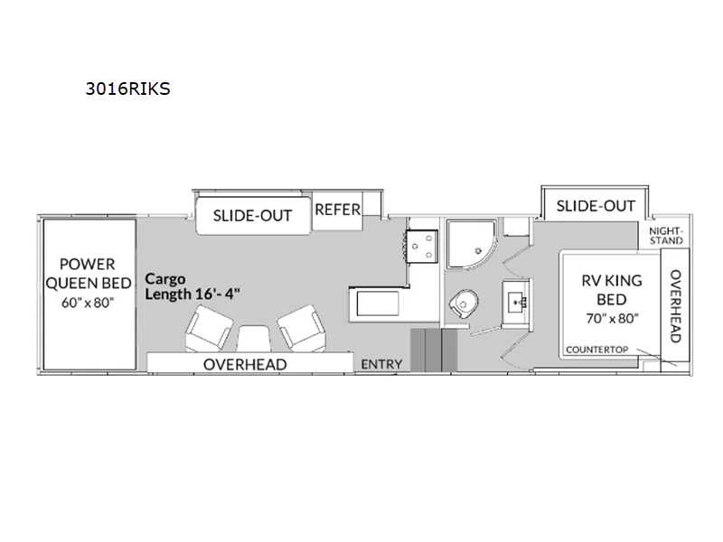 2027 Genesis Supreme Rage'n 3016RIKS — Floor plan