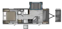 Winnebago Minnie 2500FL floor plan