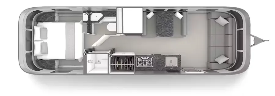 Airstream Classic 30RB floor plan