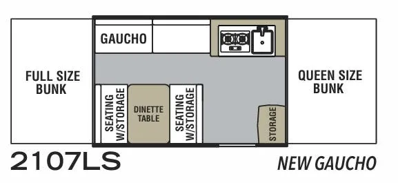 Forest River Viking LS 2107LS floor plan