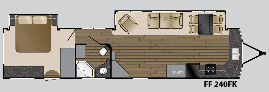 Heartland Fairfield 240 FK floor plan