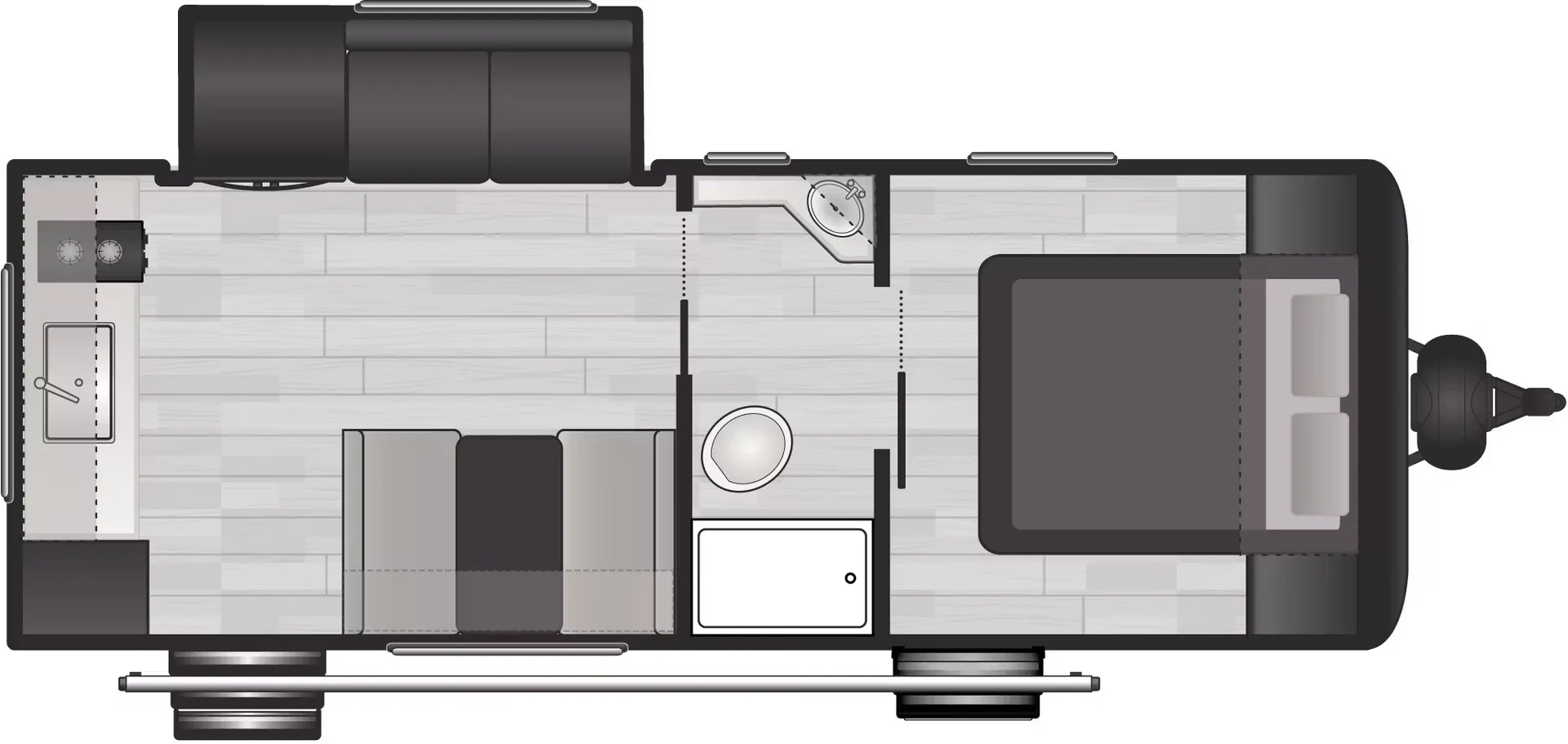 Keystone Coleman Light 21RX floor plan