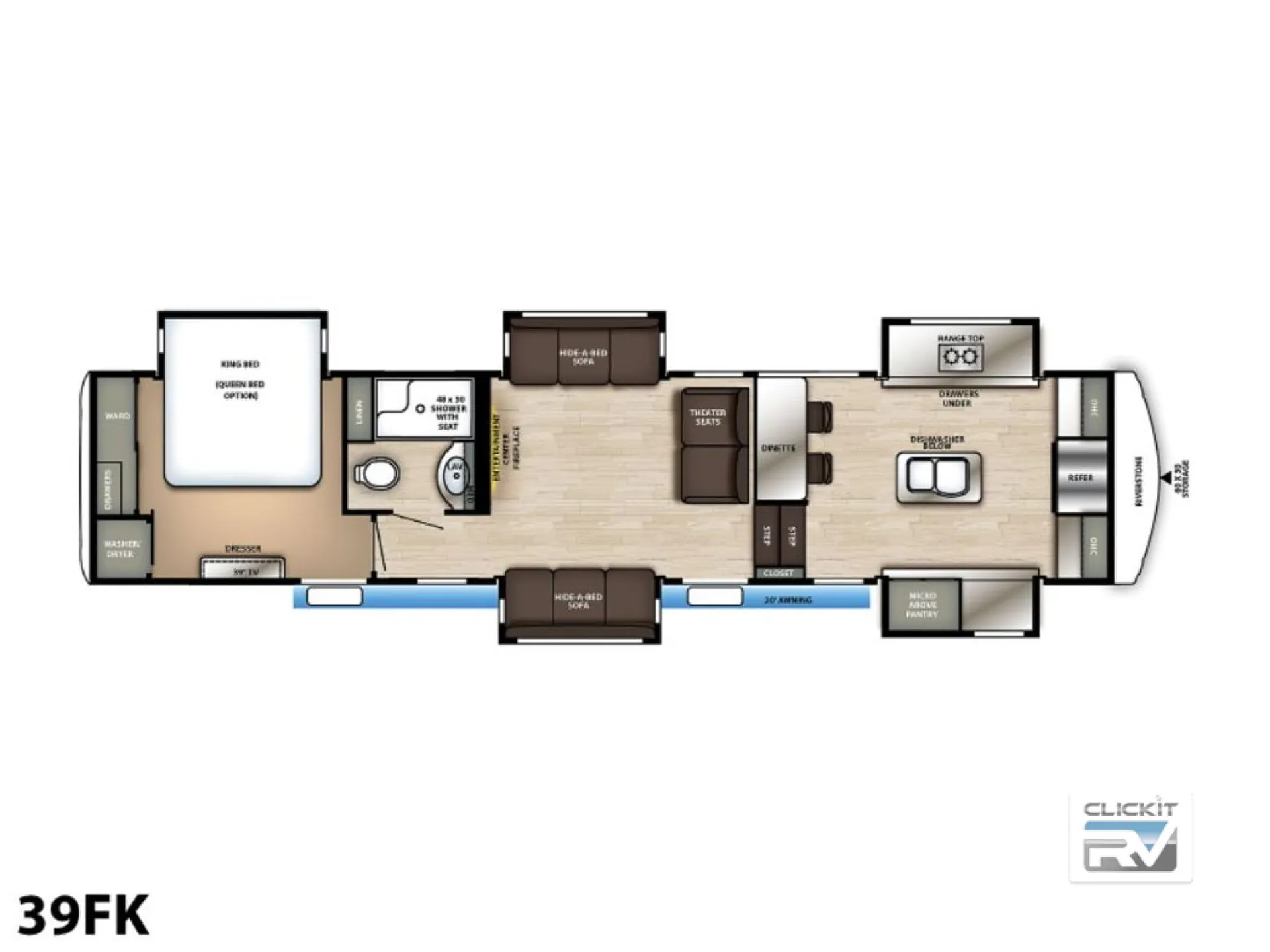 2021 Forest River RiverStone 391FSK - Photo 3