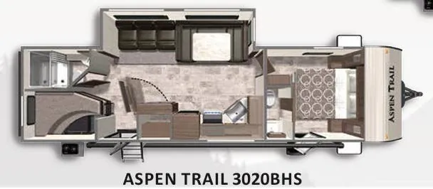 Dutchmen Aspen Trail 3020BHS floor plan