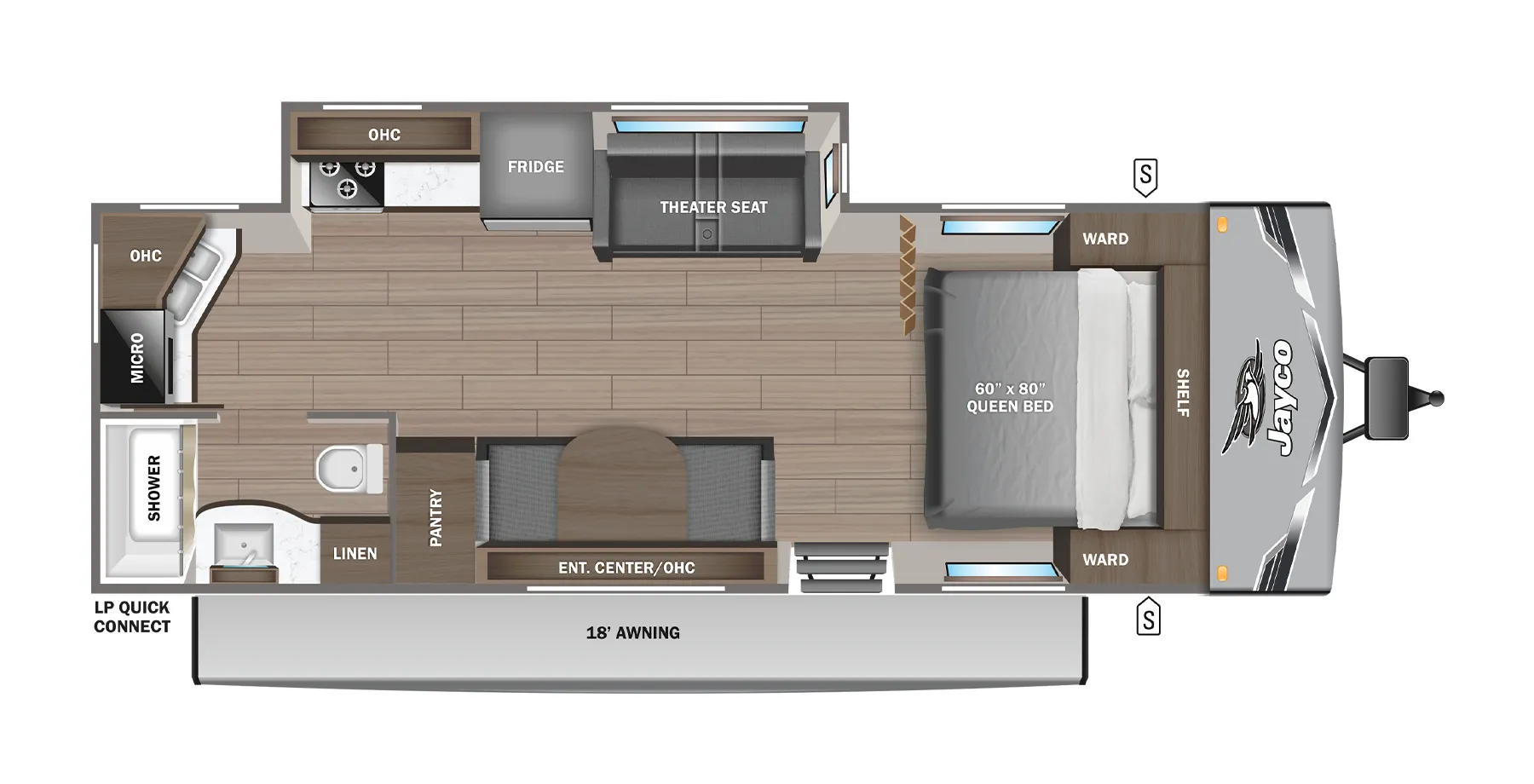 Jayco Jay Flight 225MLSW floor plan
