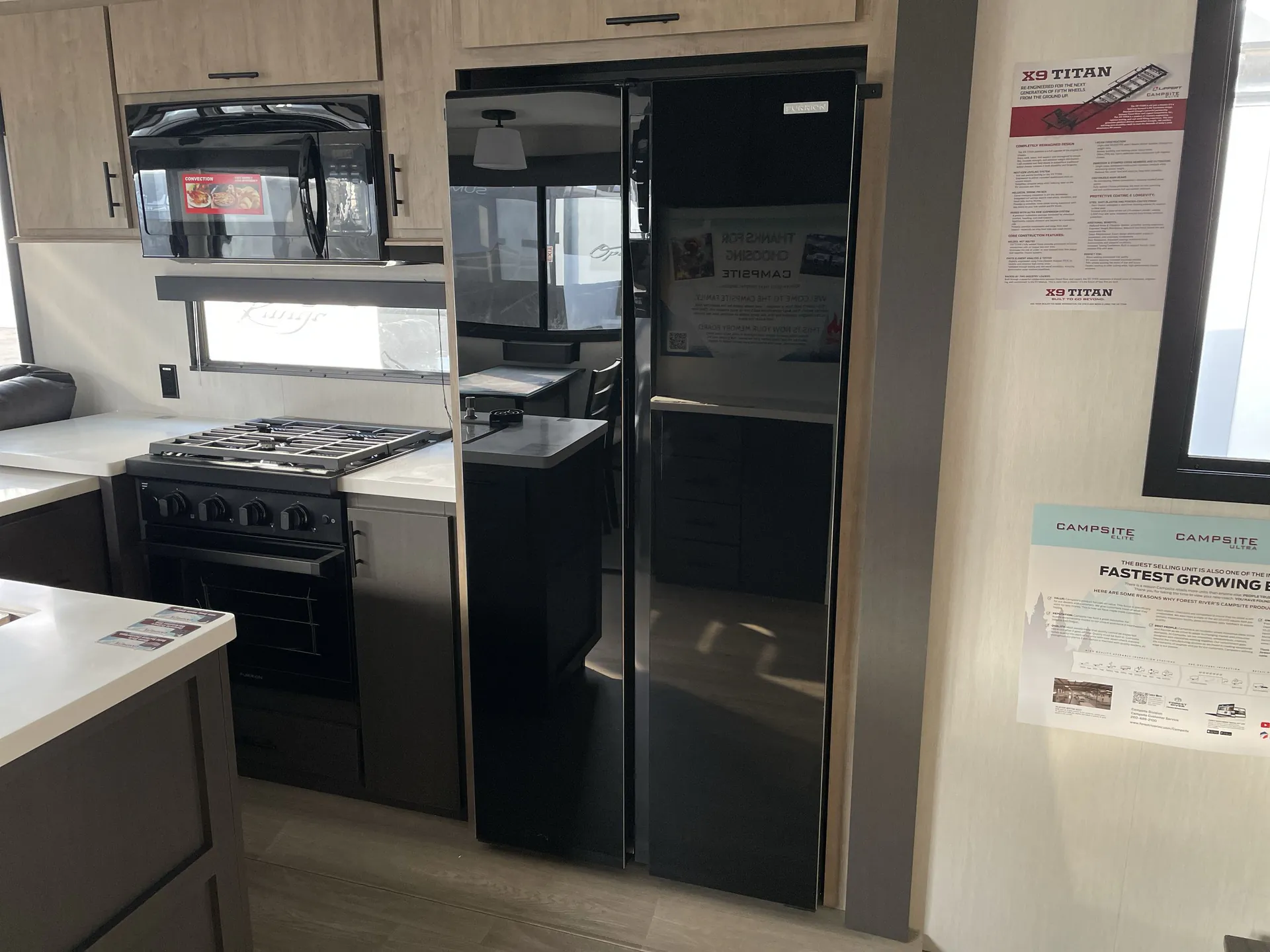 2026 Forest River Campsite Elite 36AK — fridge