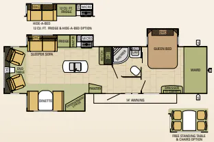 Starcraft Travel Star 324RLTS floor plan