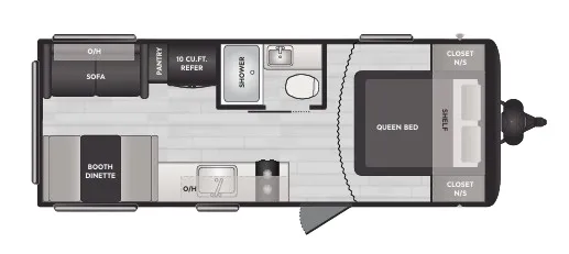 Keystone Springdale Classic 200RLC floor plan