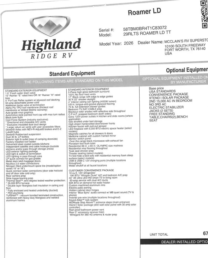 2026 Open Range RV Roamer Light Duty 29RLTS - Photo 4