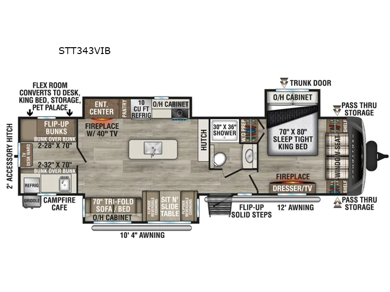 2026 Venture RV SportTrek Touring Edition STT343VIB - Photo 3
