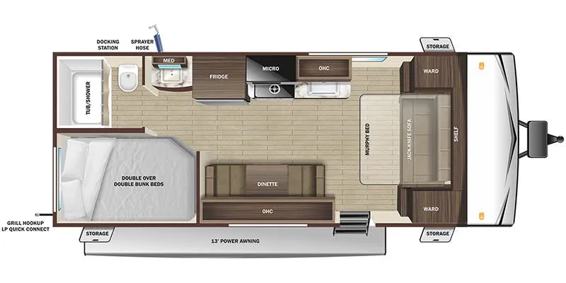 Highland Ridge Open Range Conventional 20MBW floor plan