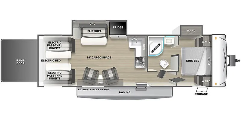 Forest River Sandstorm 302GSLR floor plan