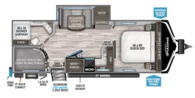 Grand Design Imagine 2400BH floor plan