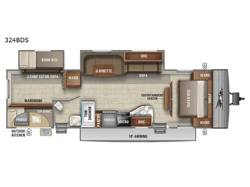 2021 Jayco Jay Flight SLX 8 324BDS, Photos photo 2