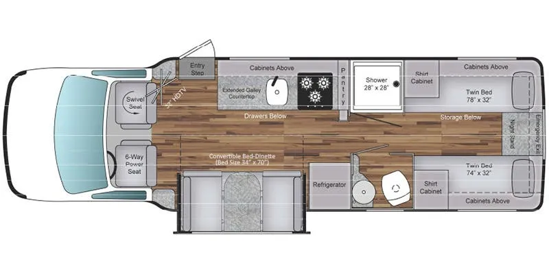 Coach House Platinum IV 271 FD floor plan