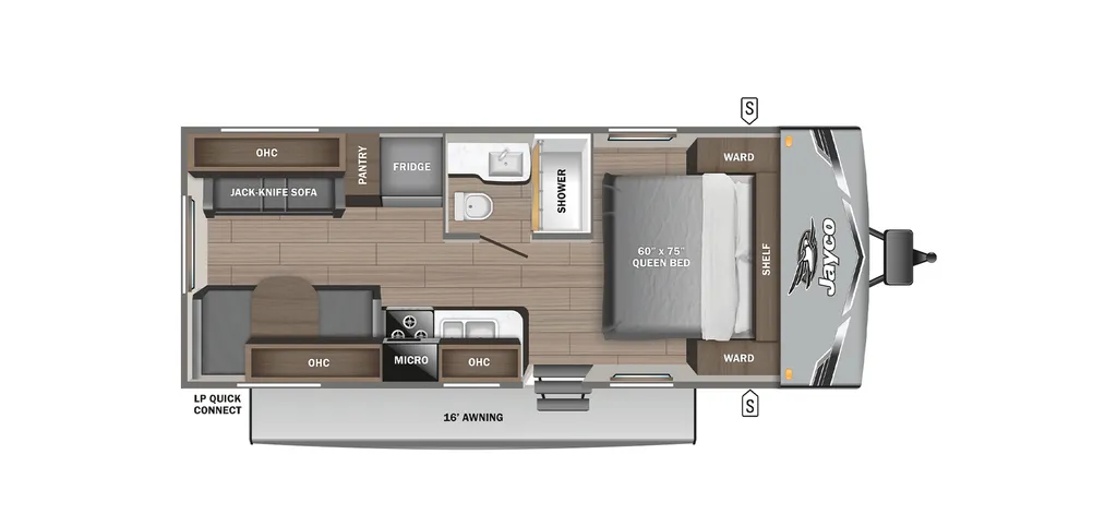 2026 Jayco Jay Flight SLX 210QBW floor plan