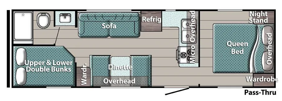Gulf Stream Conquest Lite Ultra Lite 275FBG floor plan