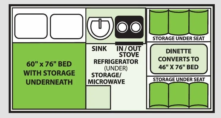 Aliner Classic BASE floor plan