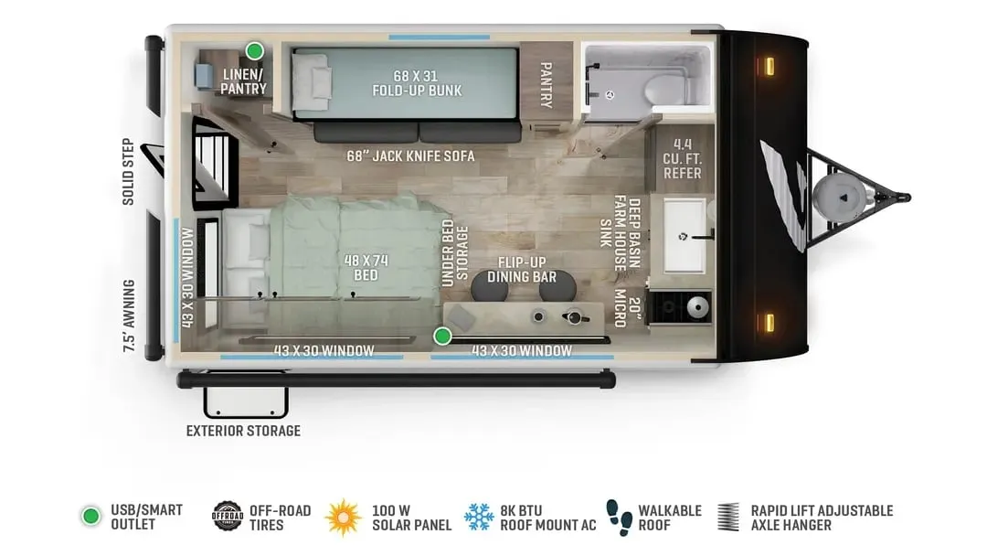 Wayfinder Go Lite CLOUDBREAKER floor plan
