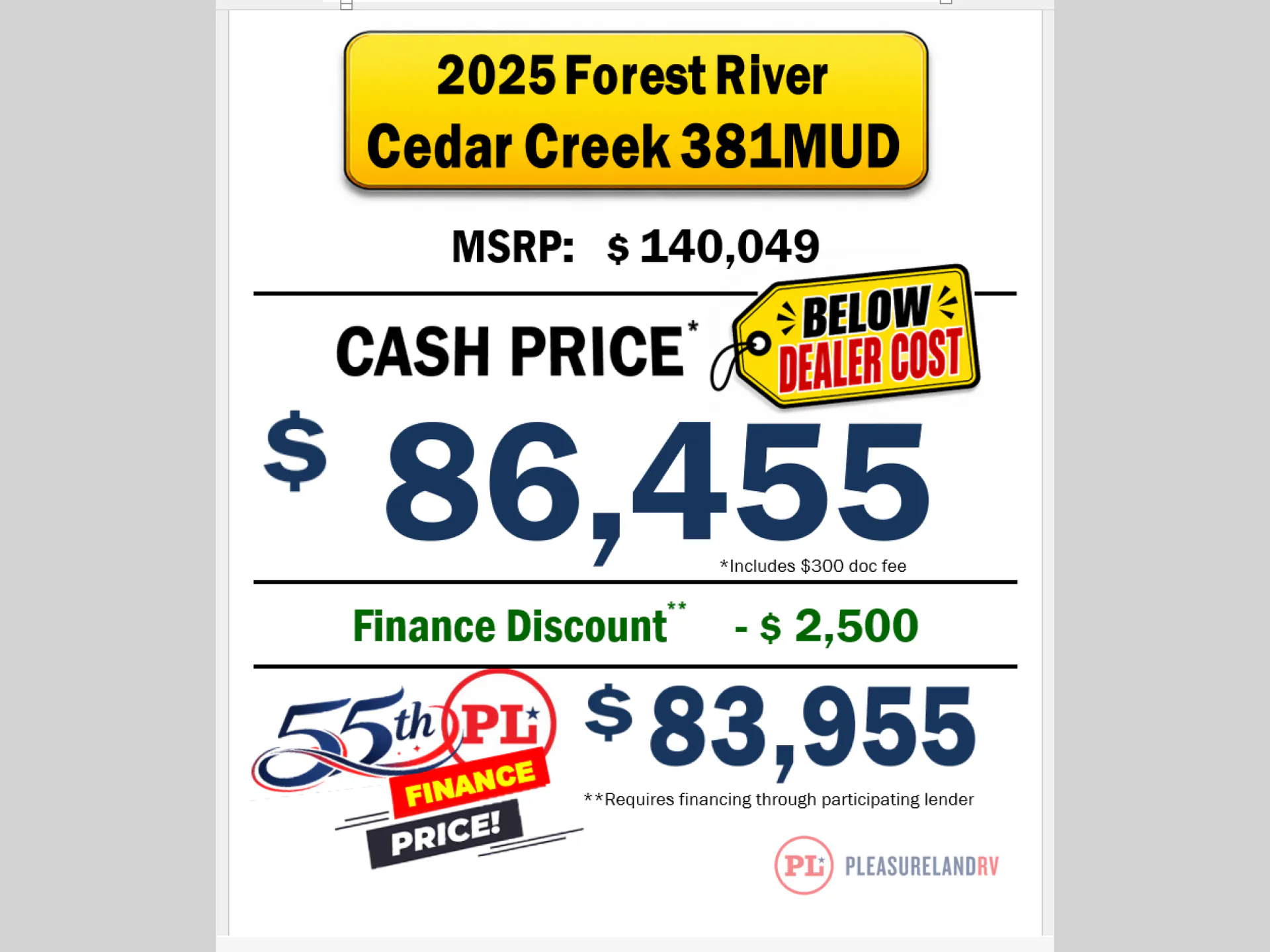 2025 Forest River Cedar Creek 381MUD - Photo 3