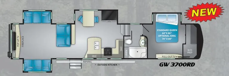 Heartland Gateway 3700 RD floor plan