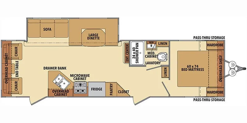 Shasta Shasta 27RL floor plan