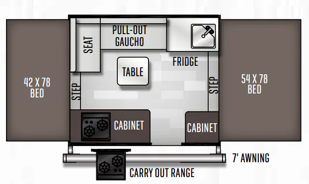 Forest River Flagstaff SE 176SE floor plan