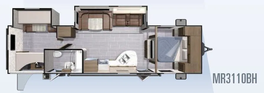 Highland Ridge Mesa Ridge Lite MR3110BH floor plan