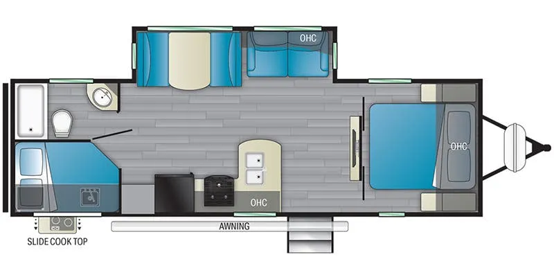 Heartland Mallard M26 floor plan