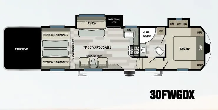 Forest River Shockwave 30FWGDX exterior