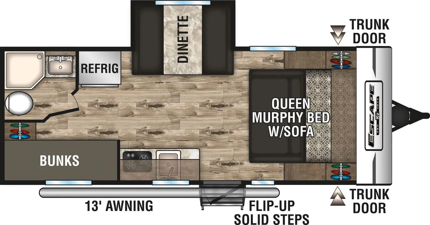 K-Z Escape E201BH floor plan
