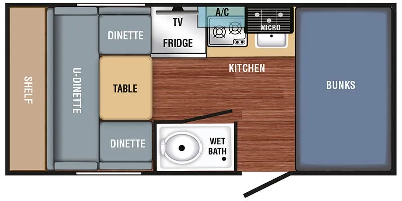 2024 Braxton Creek Bushwhacker Plus 17BH floor plan