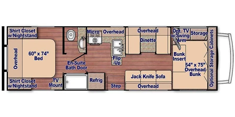 Gulf Stream Conquest 6280LE floor plan