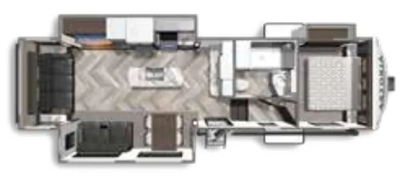 2021 Dutchmen Astoria 2993RLF floor plan