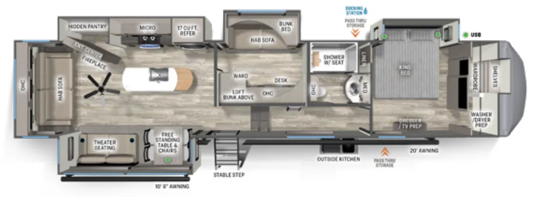 Forest River Sandpiper 4003MB exterior