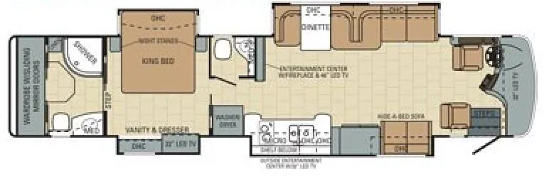 Entegra Coach Anthem 42RBQ floor plan