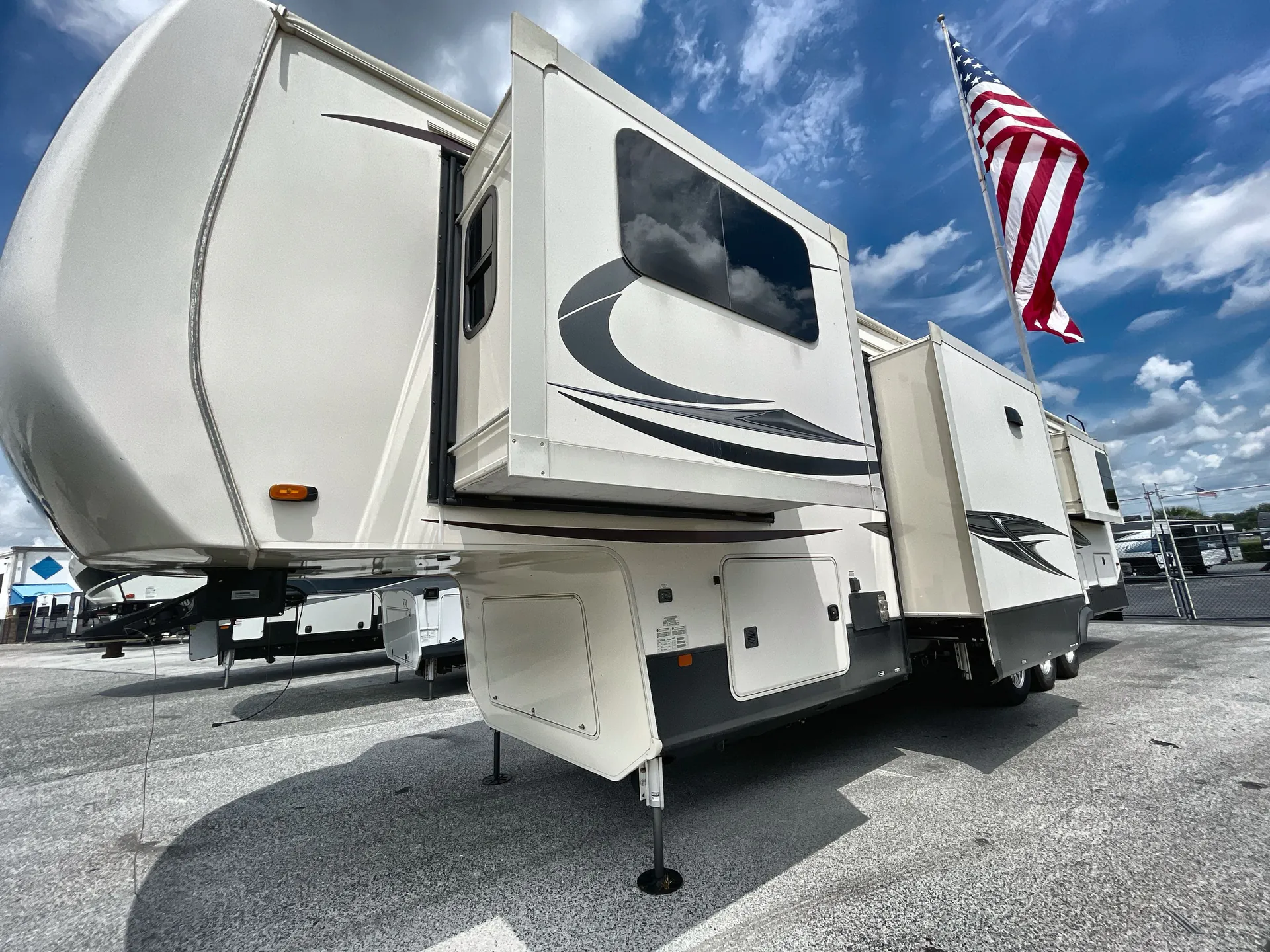 2020 Forest River Cedar Creek Hathaway Edition 38RTH — off campside