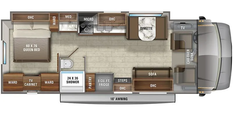 2019 Jayco Greyhawk 30X - Floor plan