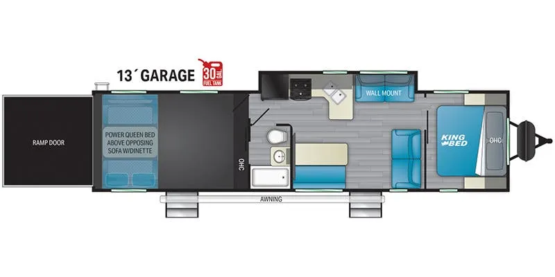 2022 Heartland Torque TQ T333 - Floor plan